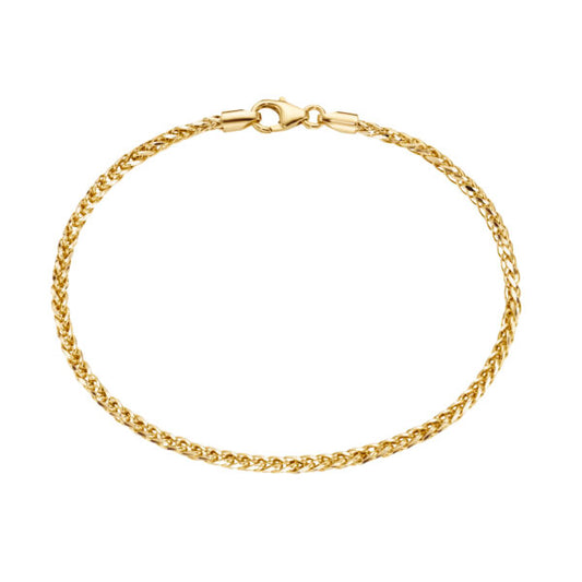 Armband Zopfkette 19 cm 585 Gold | 92033050190