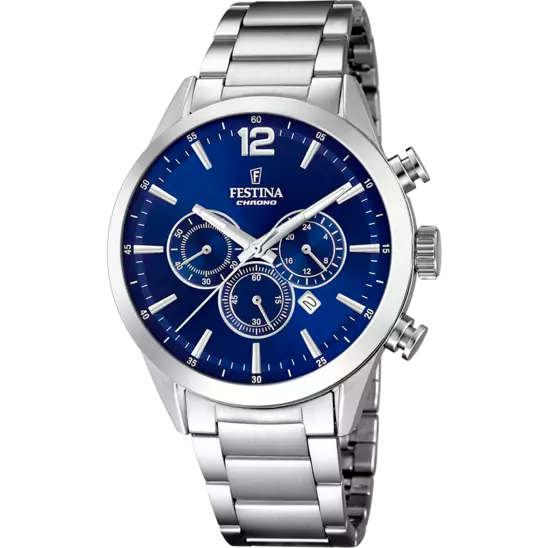 Timeless Chrono mit Edelstahlarmband | F20343/7