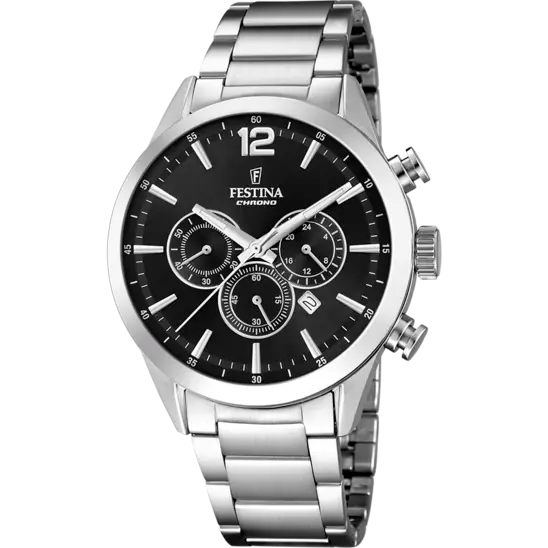Timeless Chrono mit Edelstahlarmband | F20343/8