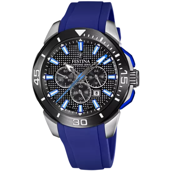 CHRONO BIKE mit Silikon Armband | F20642/1