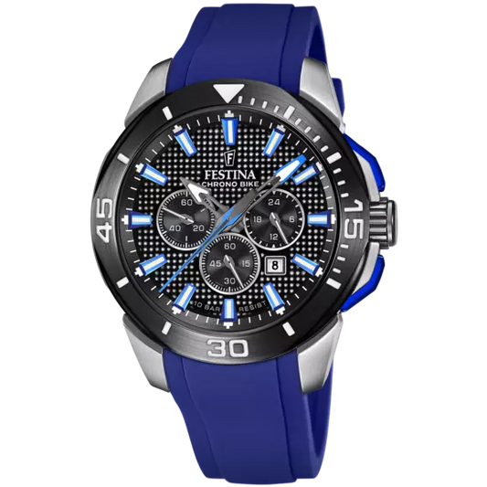 CHRONO BIKE mit Silikon Armband | F20642/1