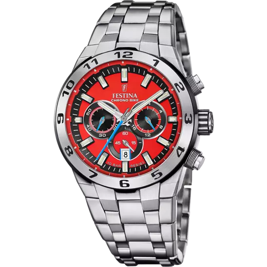 CHRONO BIKE mit Edelstahlarmband | F20670/5