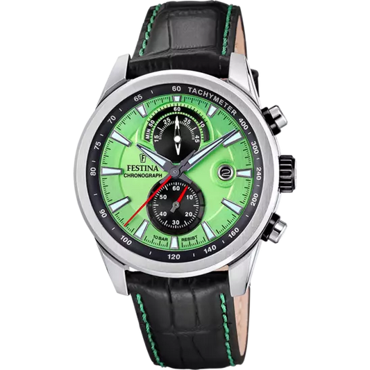 Timeless Chronograph Leder | F20695/3