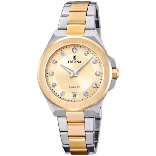 Mademoiselle mit Edelstahlarmband | F20702/2