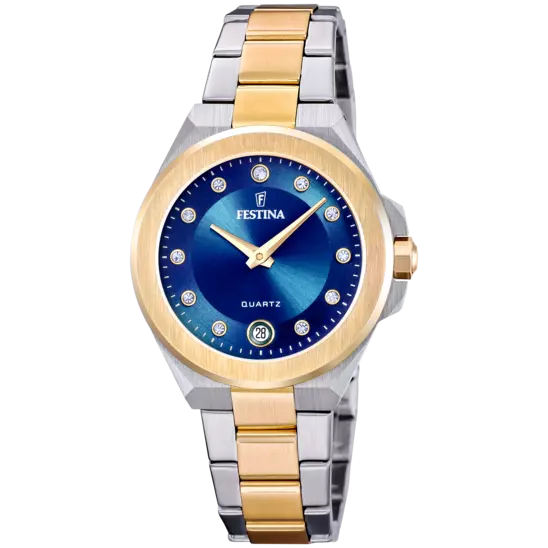 Mademoiselle mit Edelstahlarmband | F20702/3