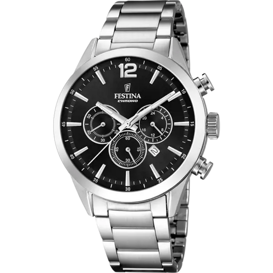 Timeless Chrono mit Edelstahlarmband | F20343/8