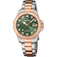 Boyfriend Edelstahlarmband (Silber/Rosé) | F20505/4