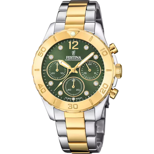 Boyfriend Edelstahlarmband (Silber/Gold) | F20604/2