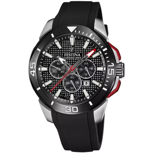 CHRONO BIKE mit Silikon Armband | F20642/4