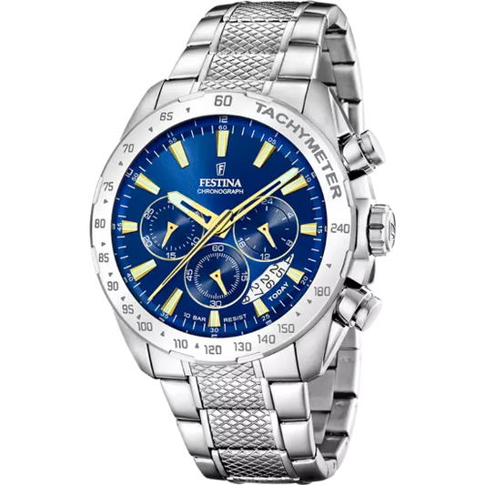 Timeless Chronograph mit Edelstahlarmband | F20668/2