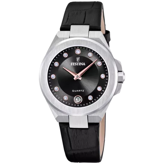 Mademoiselle Weiß Leder Armband | F20701/5