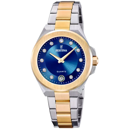 Mademoiselle mit Edelstahlarmband | F20702/3